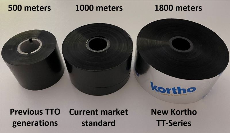 TTO-Printing: Longer Ribbon -> Less Change